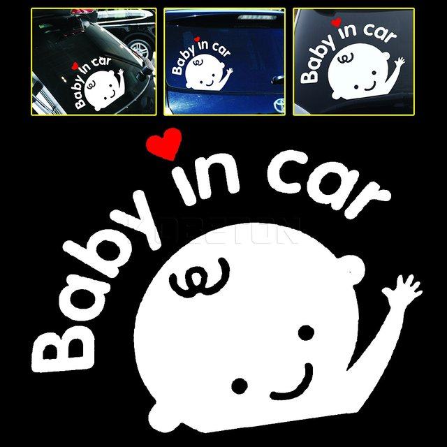 Naljepnica šaljiva, beba u autu, povoljno!
