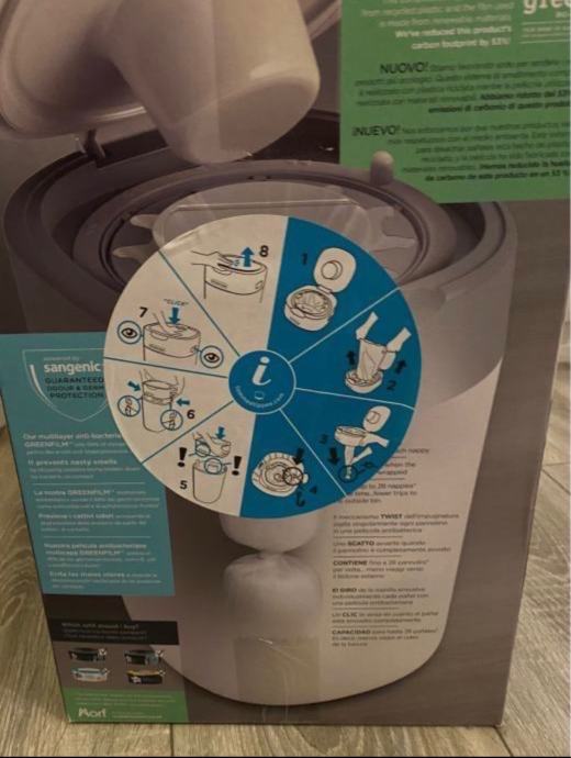 10 Ricariche Per Mangiapannolini Da 6,5 Metri: Sacchetti Antiodore Compatibili Tommee Tippee Sangenic E Twist & Click