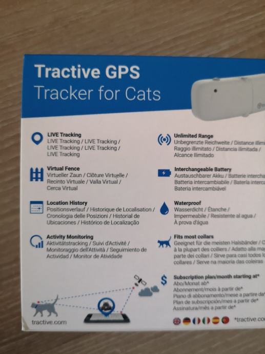 Tractive GPS Cat Tracker Tracker za mačke sa