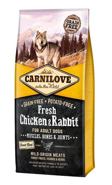 CARNILOVE Fresh Piletina i kunićevina, Bones & Joints