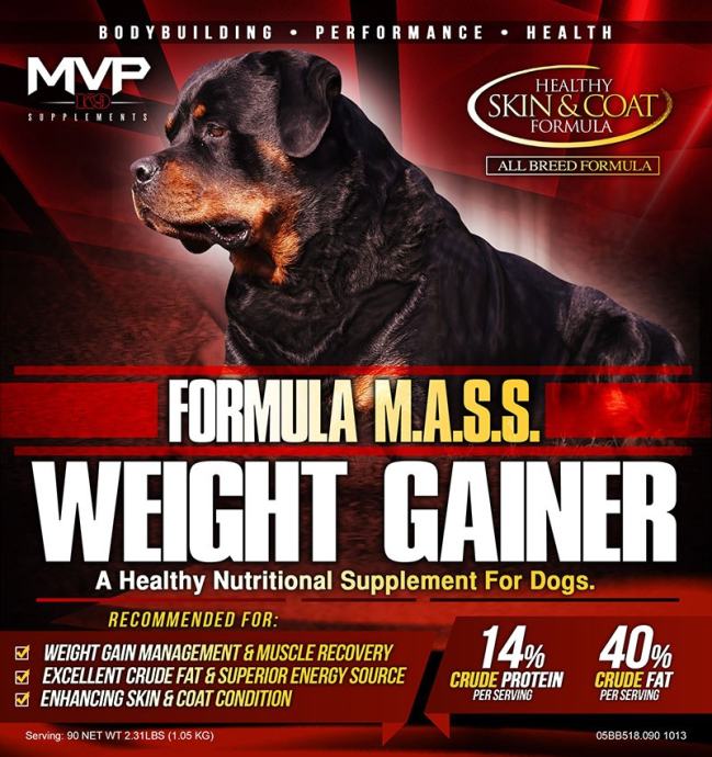 MVP K9 Formula MASS Weight Gainer