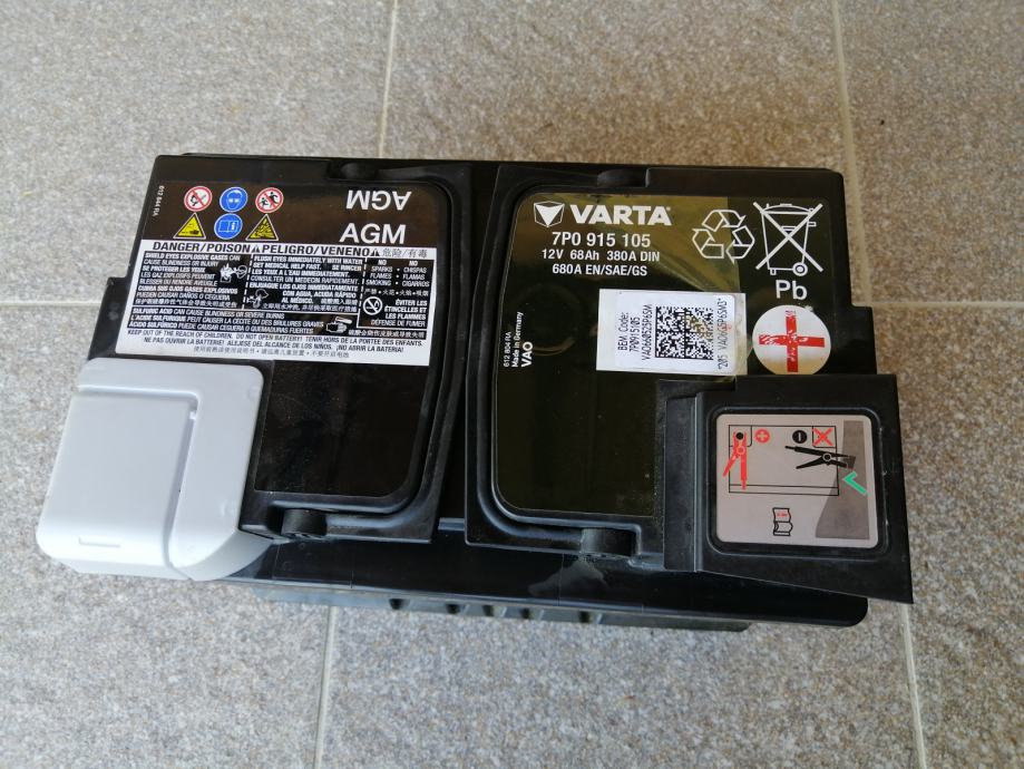 Prilika! Akumulator Varta 68 Ah AGM 7P0 915 105