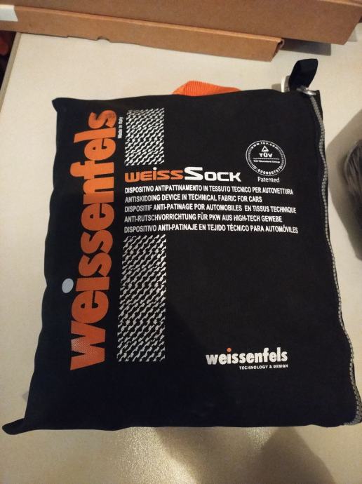 Auto čarape tekstilni lanci za snijeg Weissenfels WeissSock TG81