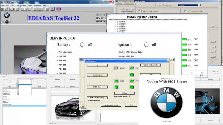 BMW Diagnostika INPA, Lexia pp2000, VCDS VAG 20.4.1 Delphi