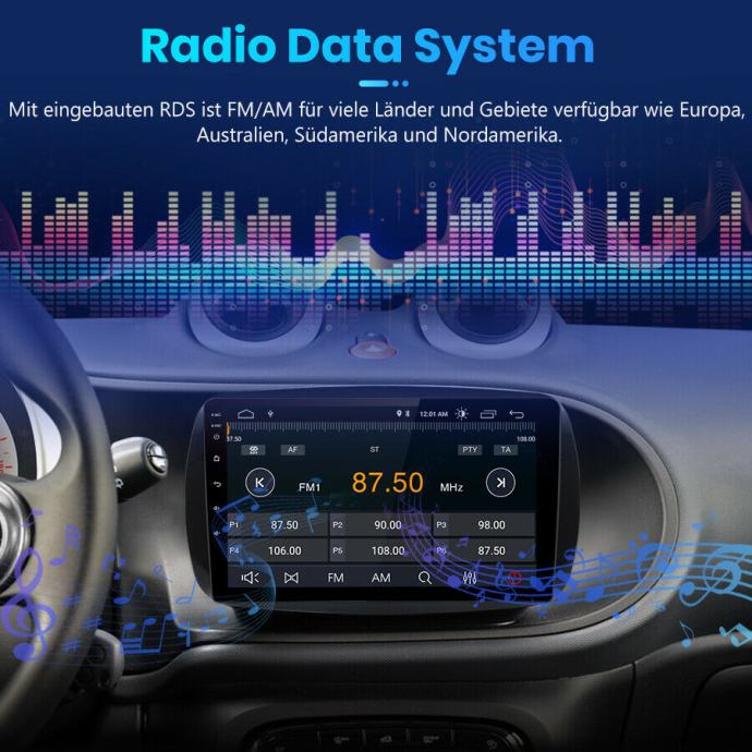Car stereo radio SMART 453