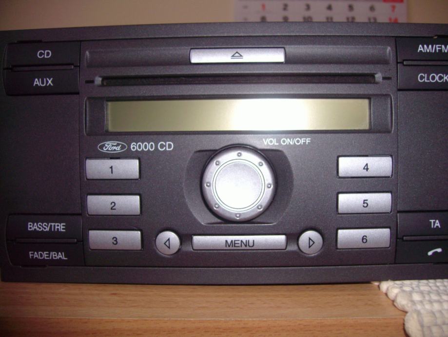 Ford radio CD 6000