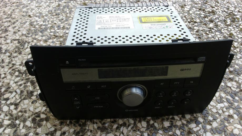 Suzuki SX4 CD radio