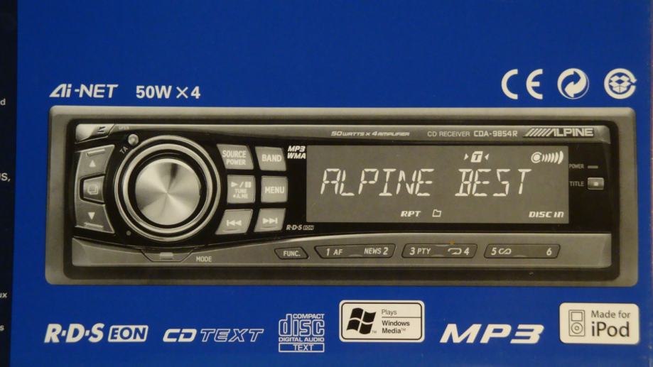 Autoradio ALPINE CDA 9854r