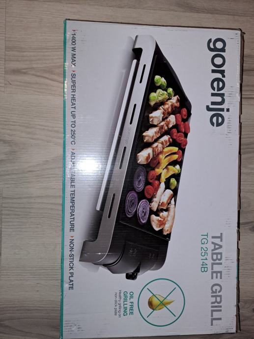 Prodaje se TABLE GRILL GORENJE električni roštilj