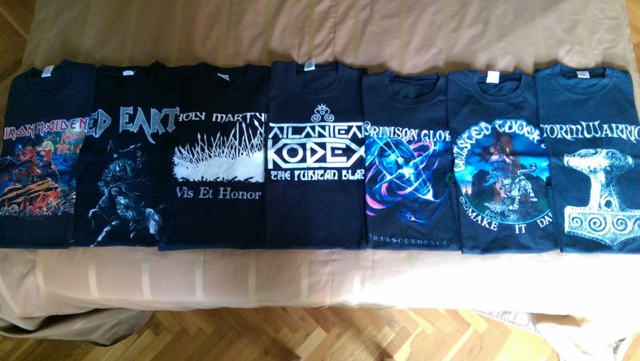 Metal: Prodajem original majice/t-shirt