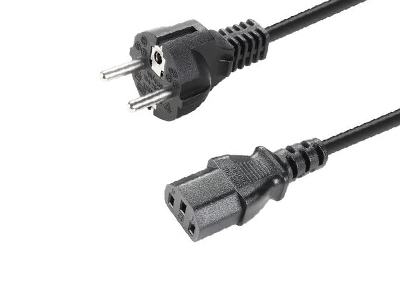 [8101KA0300] Gotovi kabel strujni CEE 7/7 – C13, 3m - Adam Hall