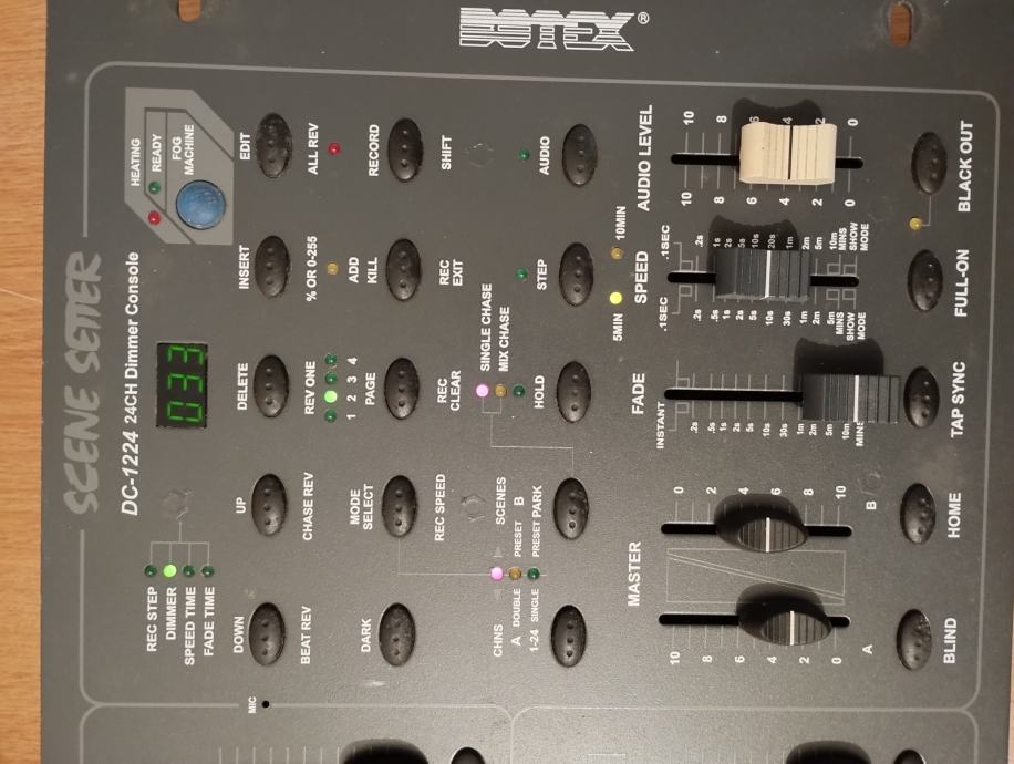 DMX CONTROLER BOTEX SCENE SETTER --HITNO--