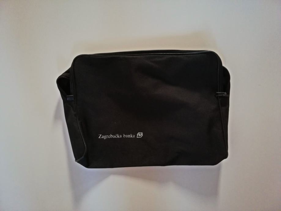 Crna poslovna torba sa ručkom ili torba za laptop - POKLANJAM