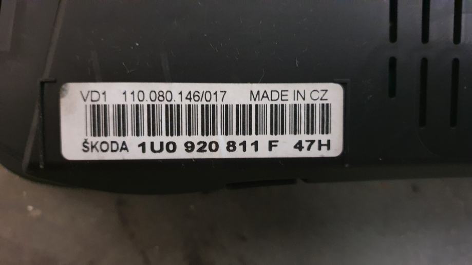 Instrument tabla Skoda Octavia 1