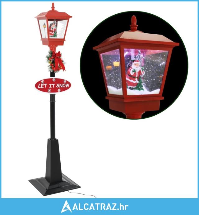 Božićna ulična svjetiljka s Djedom Mrazom 180 cm LED - NOVO