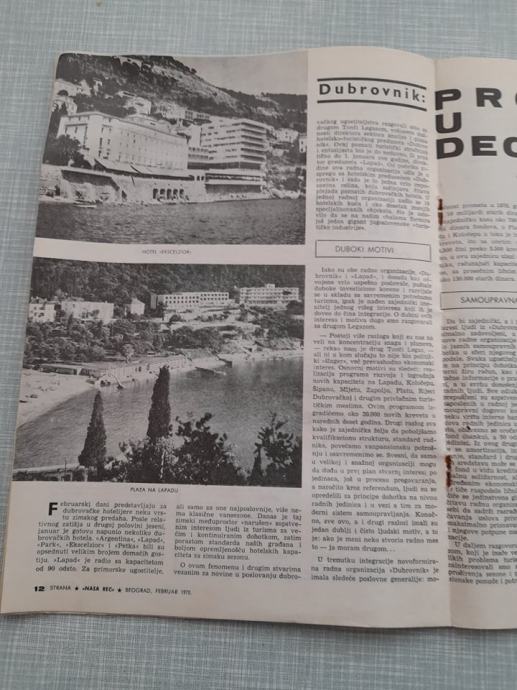 časopis 1970 naša reč