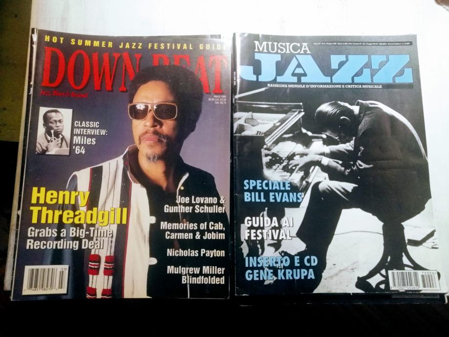 Glazbeni časopisi "DOWN BEAT" i "MUSICA JAZZ", 50 kom
