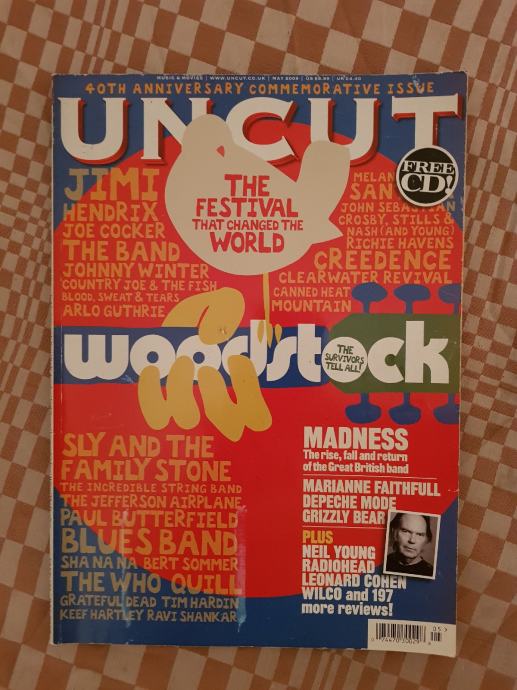 woodstock 50 godina glazbeni magazin uncut časopis