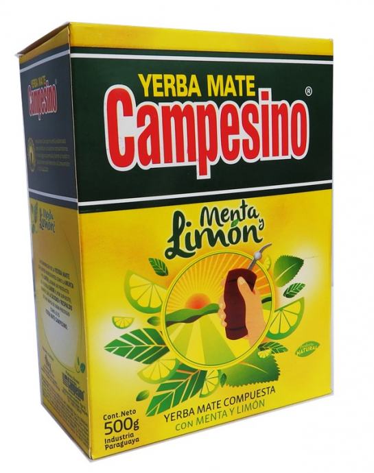 Mate čaj Campesino s mentom i limunom  500g