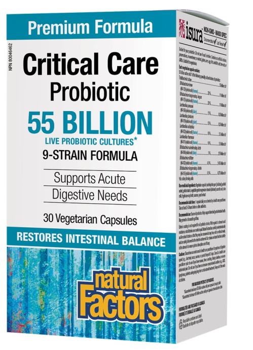Natural Factors Probiotik, 9 vrsta probiotičkih kultura 55 Milijardi