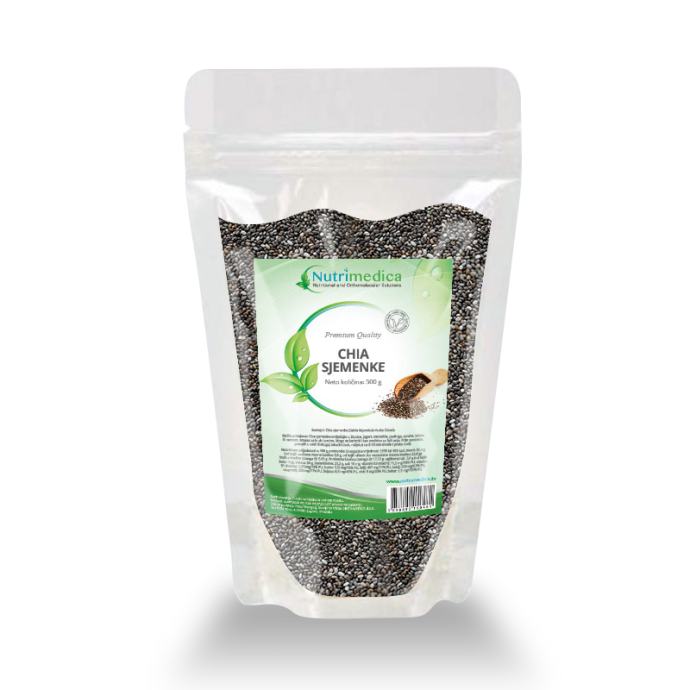 Nutrimedica Chia sjemenke, 500 g 23,90 kn