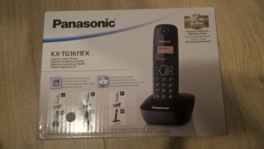 BEŽIČNI TELEFON PANASONIC KX-TG1161FX