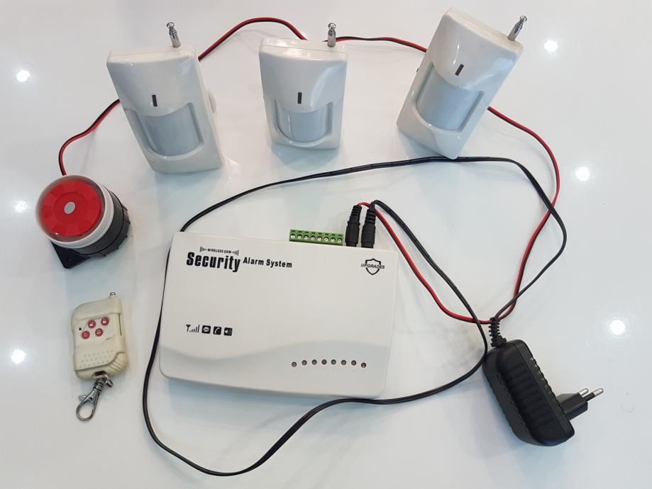 GSM bežični bezicni wireless ALARM za kuću