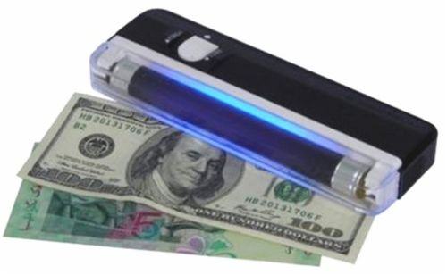 UV lampa za otkrivanje laznih novcanica, NOVA, na baterije i struju
