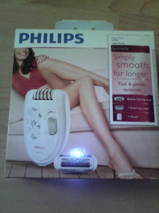 PHILIPS EPILATOR PLUS DEPILATOR 2 U 1 NOVO ZAPAKIRANO HITNO