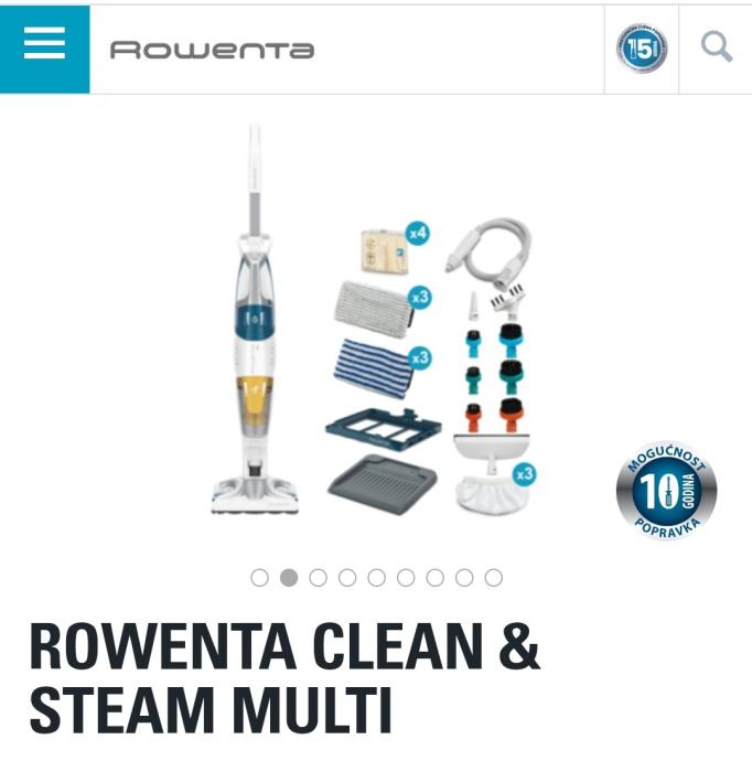 Rowenta Clean&Steam usisavač
