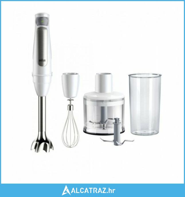 Mixeur Plongeant Braun MQ7035IWH Multifonction 1000W Blanc - Puissant Et Polyvalent