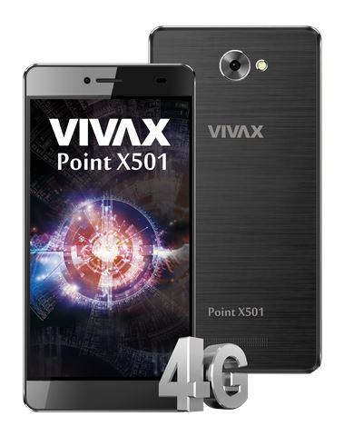 Mobitel VIVAX SMART Point X501, crni/bijeli (NOVO, RAČUN, JAMSTVO)