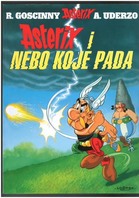 Asterix i Nebo Koje Pada-meki uvez, Comic-press