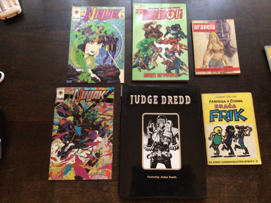 Judge Dredd, thunderbolts, ninjak,