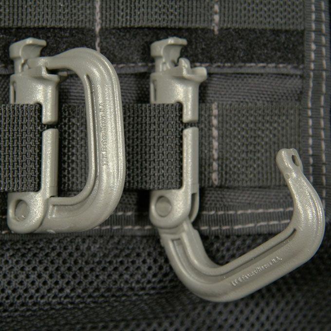 Maxpedition Grimloc Locking D-Ring - 4 Stück Verriegelbare Karabinerringe In Foilage Green