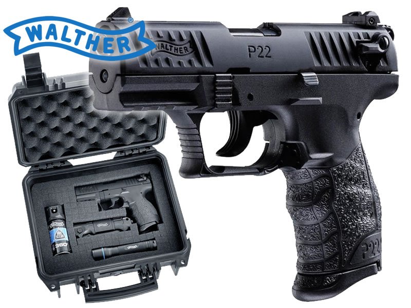 Plinski Pištolj WALTHER P22 R2D Set