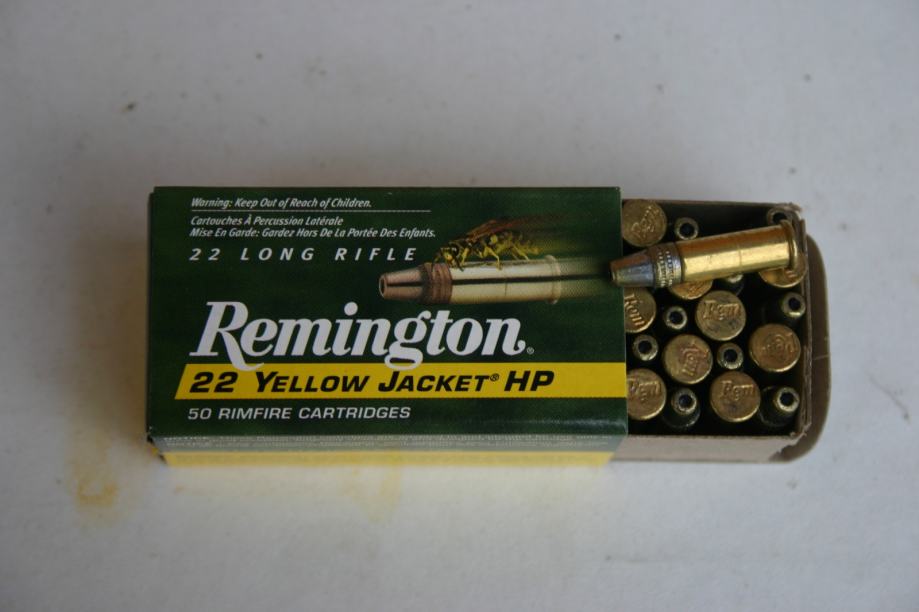 Prodajem mk streljivo Remington 22lr Yellow Jacket HP
