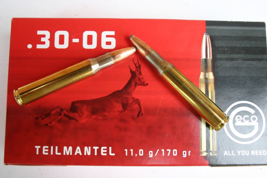 Prodajem streljivo 3006 Geco Tailmantel 11,0g/170gr