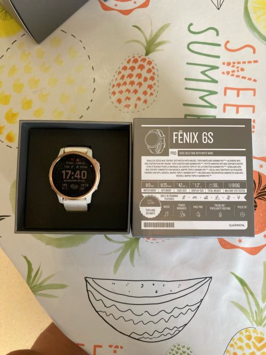 Boîte Vide Seulement Pour Garmin Fenix 6S - Occasion | Pour Remplacement Ou Collection