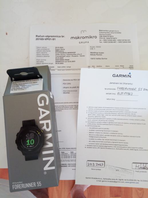 Protecteurs d'écran en verre trempé pour Garmin Forerunner 55 - sans frais de port Protecteurs d'écran en verre trempé pour Garmin Forerunner 55 - sans frais de port