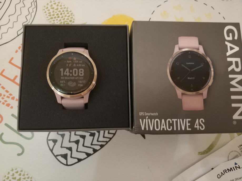garmin vivoactive 4s pink gold