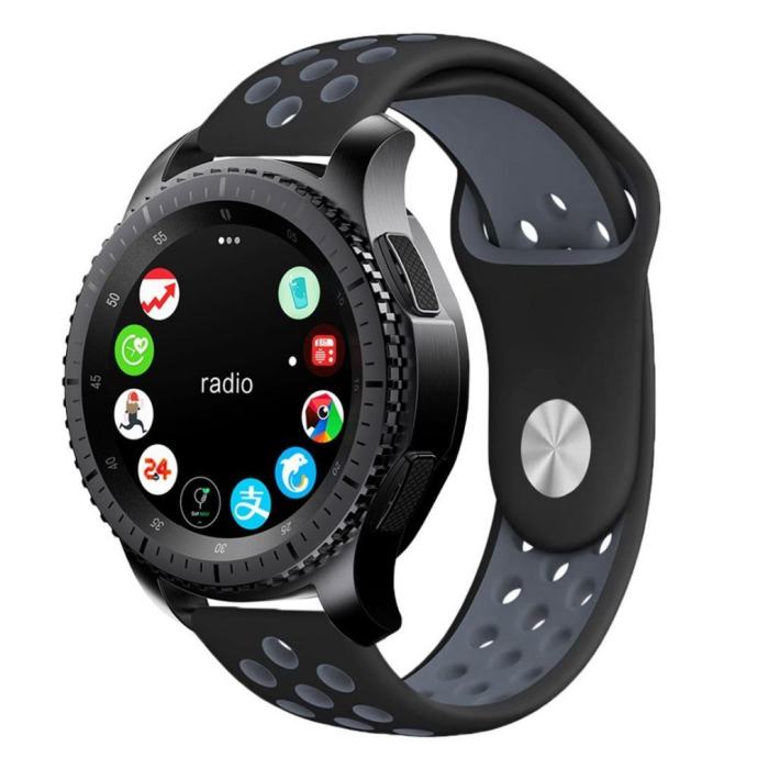 TECHPROTECT softband narukvica SAMSUNG GALAXY WATCH 46mm crno/siva