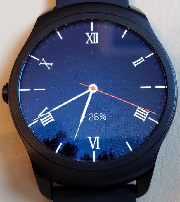 TicWatch 2, Android, wireless charge, voice search, crni, dosta opreme