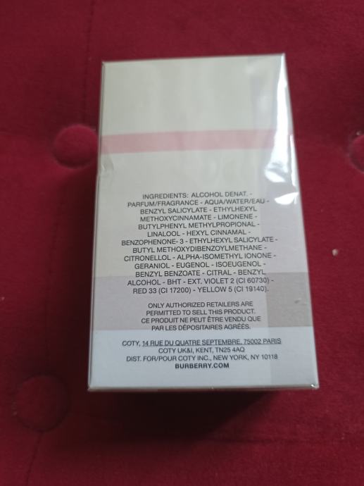 burberry london eau de parfum 100ml