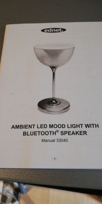 Bluetooth zvučnik s osvjetljenjem
