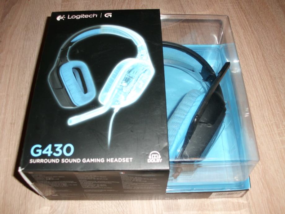 Logitech G430 surround sound USB gaming headset