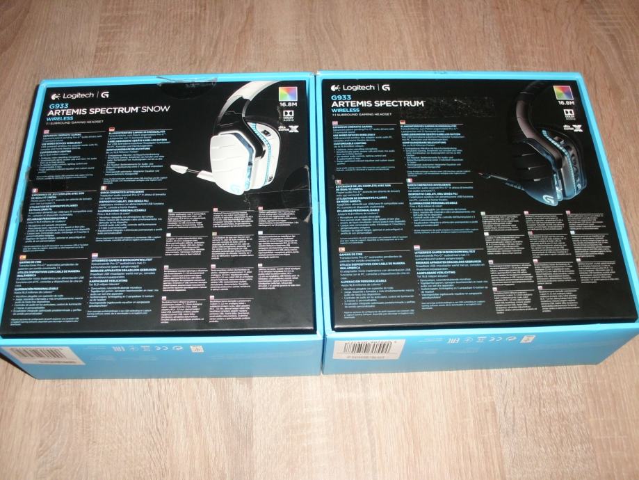 Logitech G933 Artemis Spectrum Wireless GamingHeadset, PS4, Xbox One,