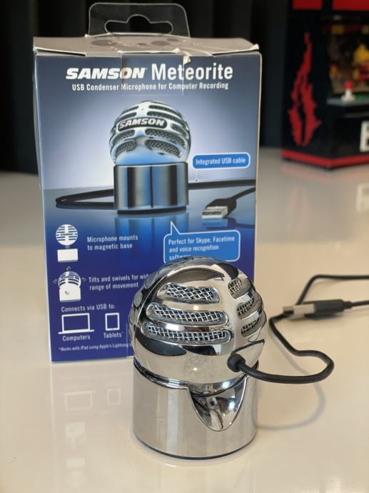 Samson Meteorite USB mikrofon, stanje 10/10, kao novo, orig. amb.