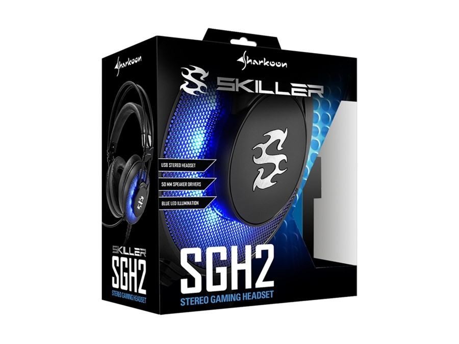⭐Slušalice Gaming Sharkoon SGH2 LED (NOVO, RAČUN, JAMSTVO)⭐