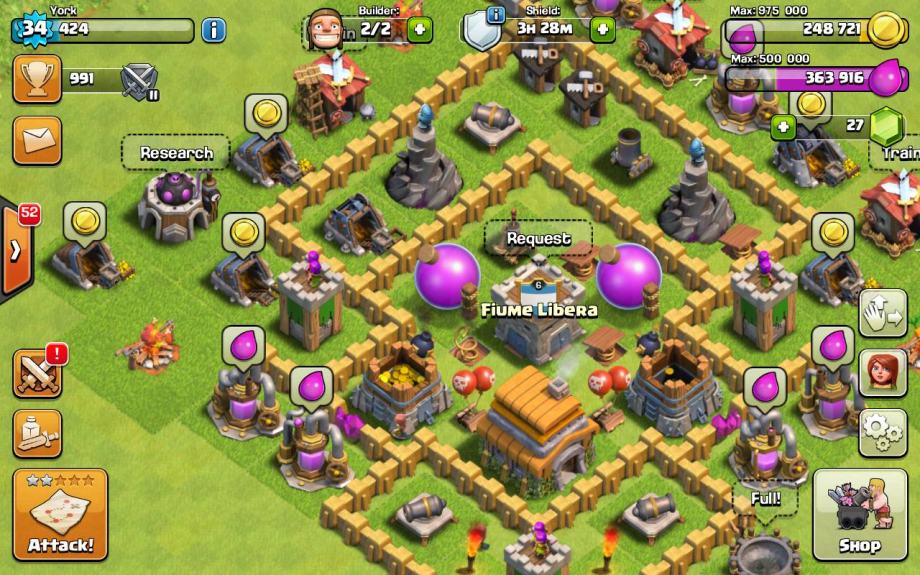 Clash of Clans account TH6